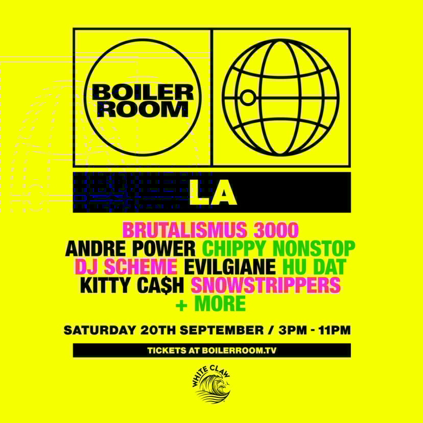 Flyer for event LA | Saturday.