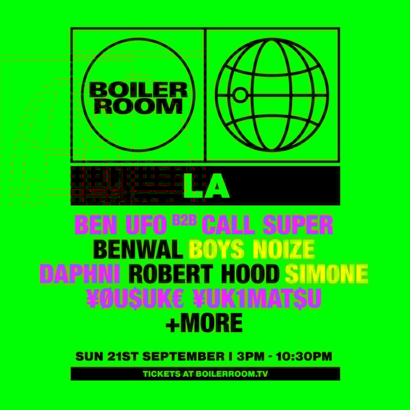 Flyer for event LA | Sunday.